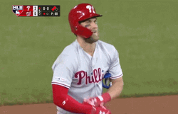 Bryce Harper Baseball Winking GIF