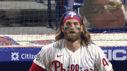Bryce Harper Celebrating Yes GIF
