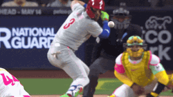 Bryce Harper Hit Ball Flown Away GIF
