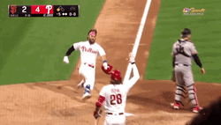 Bryce Harper Sliding Down GIF