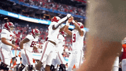 Bryce Young Giving His Best Shot GIF