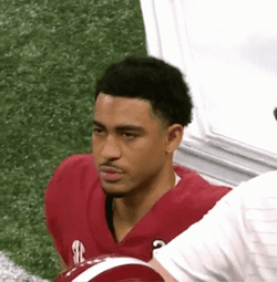 Bryce Young Looking Very Upset GIF