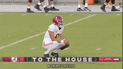 Bryce Young On The Field Sitting GIF