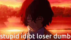 Bsd Dazai Stupid Idiot Loser Dumb GIF