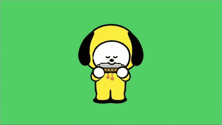 BT21 Band Jamming With Various Instruments GIF