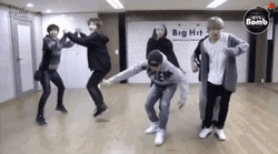 BTS Crazy Dancing In Practice Room GIF