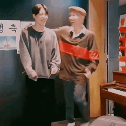 BTS J-Hope Jungkook Funny Hug GIF