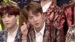 Bts Kim Seok-Jin Approving GIF