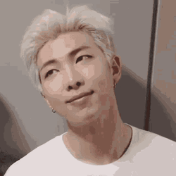 BTS Namjoon Eyebrow Raise GIF