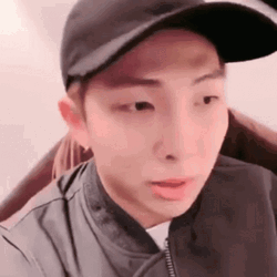 BTS Rapmonster Facepalm Meme GIF