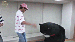 Bts V Kim Taehyung Bow Kumamon GIF