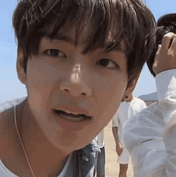 Bts V Kim Taehyung Cute Kiss GIF