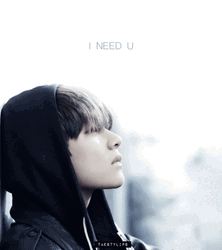 Bts V Kim Taehyung Hood GIF