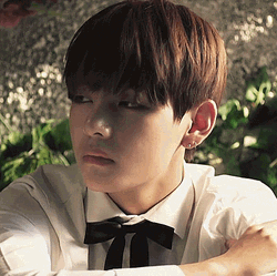 Bts V Kim Taehyung Stare GIF