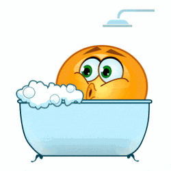 Bubble Bath Kiss Emoji Clipart