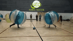 Bubble Boy Soccer GIF