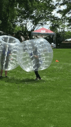 Bubble Boy Soccer Ball GIF
