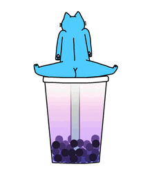 Bubble Tea Koala Popping  GIF