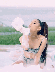 Bubbles Ariana Grande GIF