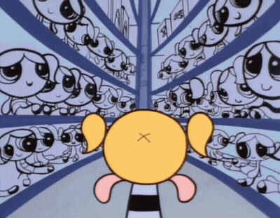 Bubbles Powerpuff Girls Among Bubbles GIF