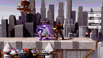 Bubby 3D And Ganondorf Video Game Screenshot GIF