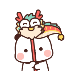Bubu Dudu Bubu Dragon Fly Sticker GIF