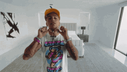 Bubu Guy Shows Off Necklace GIF