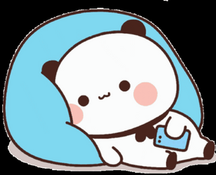 Bubu Just Laying Down GIF