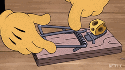 Bubu The Cuphead Show Mouse Trap GIF