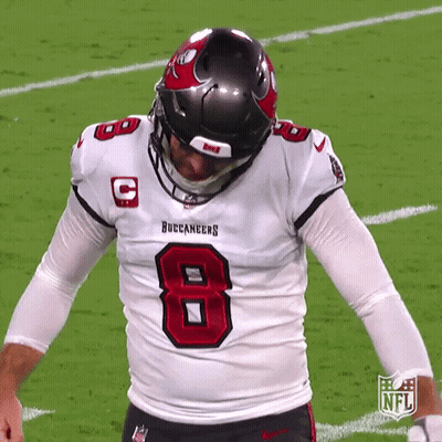 Buccaneers Football Player Standing On Field GIF