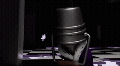 Bucket Head Cartoon Giving Thumbs Up GIF