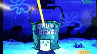 Bucket Saying Chum Bucket GIF