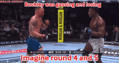 Buckley Was Gasing And Losing In The Ufc Fight GIF