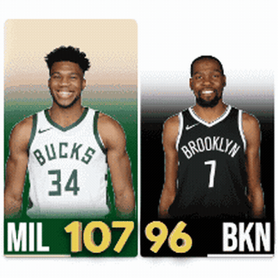 Bucks And Nets Basketball Players GIF