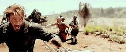 Bucky Getting Attacked GIF