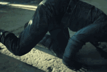 Bucky Getting Up After Being Hit GIF