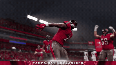 Bucky Irving #7 Tampa Bay Buccaneers GIF