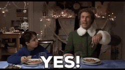 Buddy The Elf Excited Yes GIF