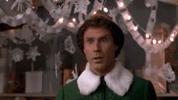 Buddy The Elf Hilarious Winking GIF