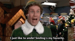 Buddy The Elf Smiling Is My Favorite GIF