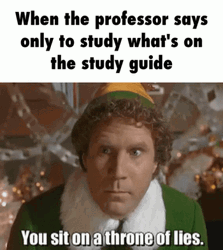 Buddy The Elf Throne Of Lies Meme GIF