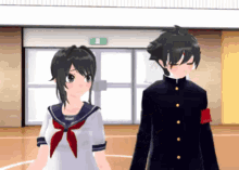 Budo Masuta Ayano Aishi Kiss Yandere GIF