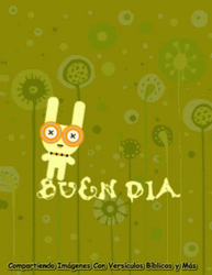 Buen Dia Bunny Digital Art  GIF