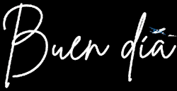 Buen Dia Simple Text Art GIF