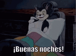 Buenas Noches Caricaturas GIF