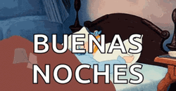 Buenas Noches Caricaturas GIF