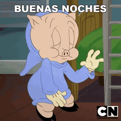 Buenas Noches Caricaturas GIF