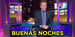 Buenas Noches Conan Obrien Linda Noche GIF