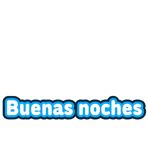 Buenas Noches Crescent Moon Sticker