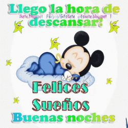Buenas Noches Feliz Descanso GIF